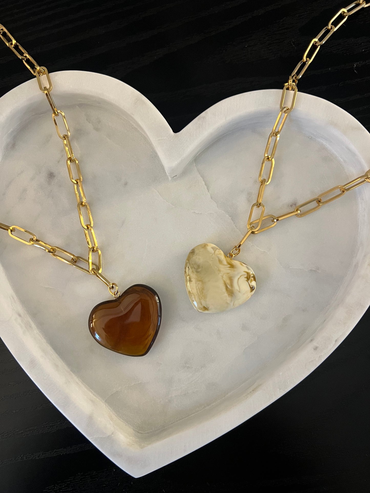 Elaine Heart Necklace