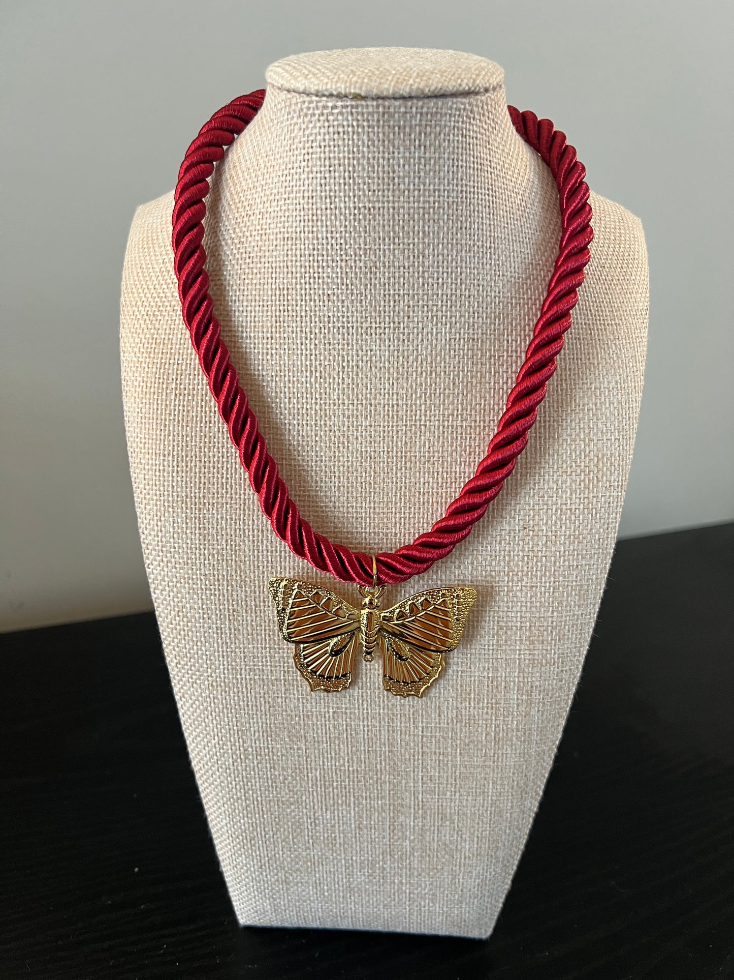 Butterfly Rope Necklace
