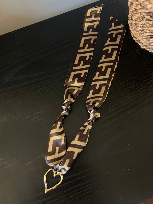 Designer Inspired Scarf Necklace