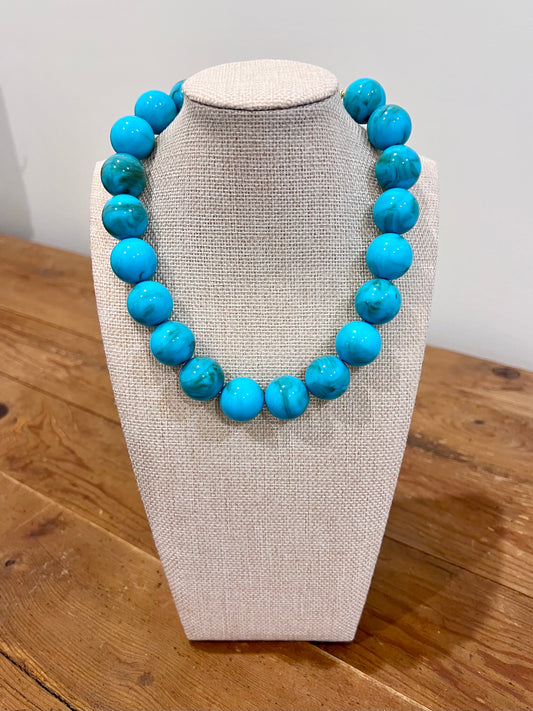 Gum Ball Beaded Necklace