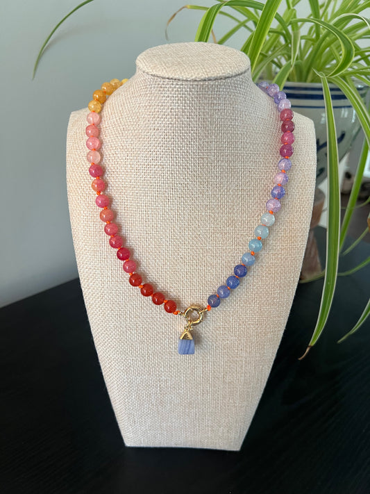 Beaded Charm Necklace