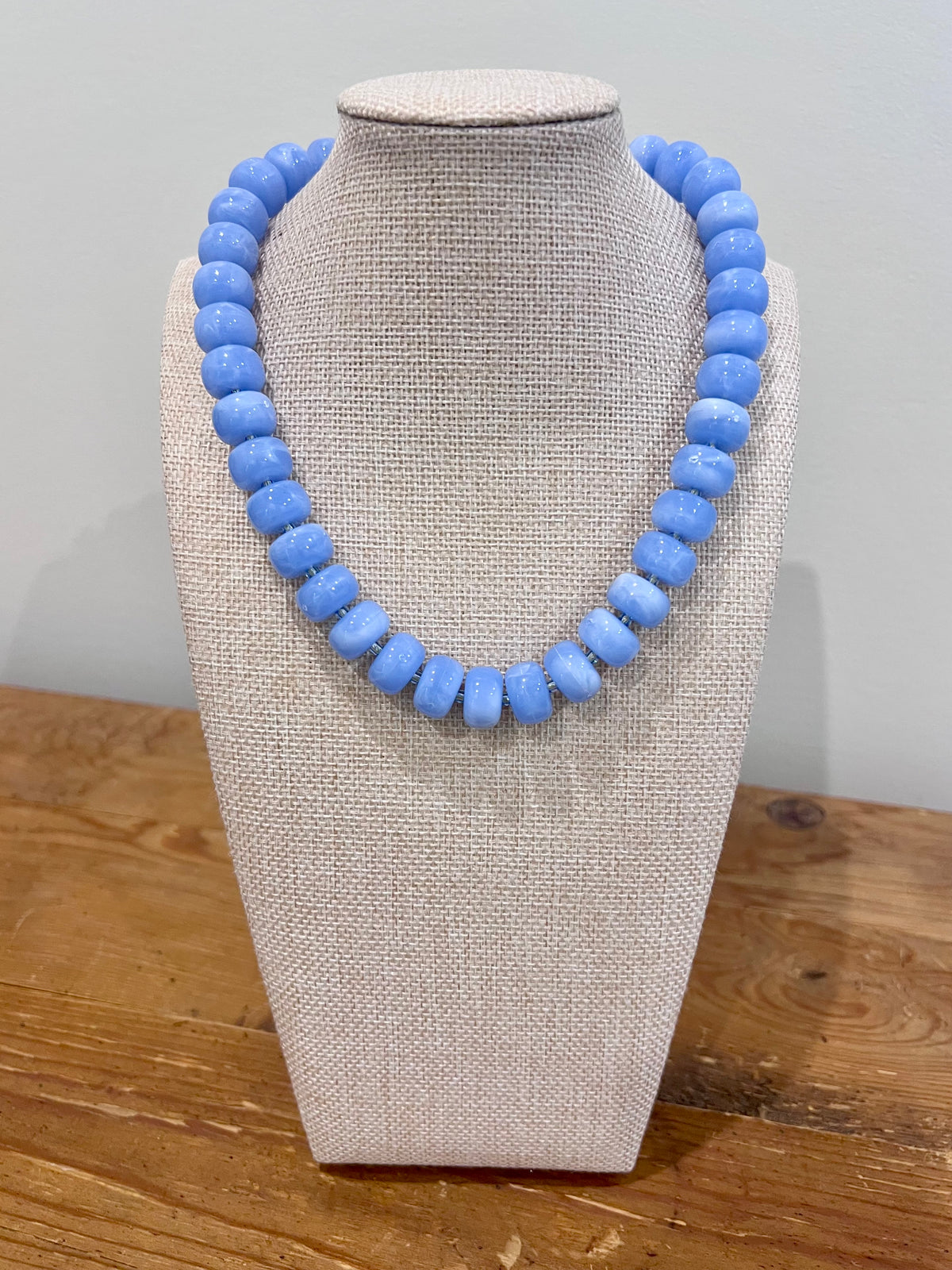 Blue Game Day Essentials Beaded Necklace