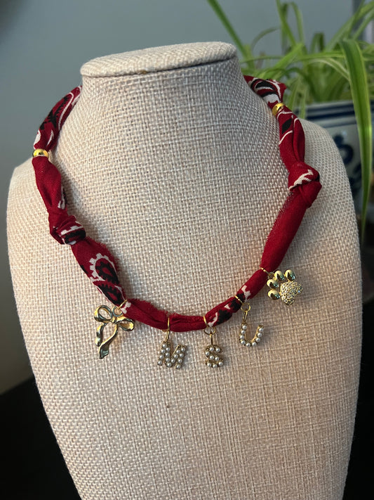 MSU Bandana Necklace