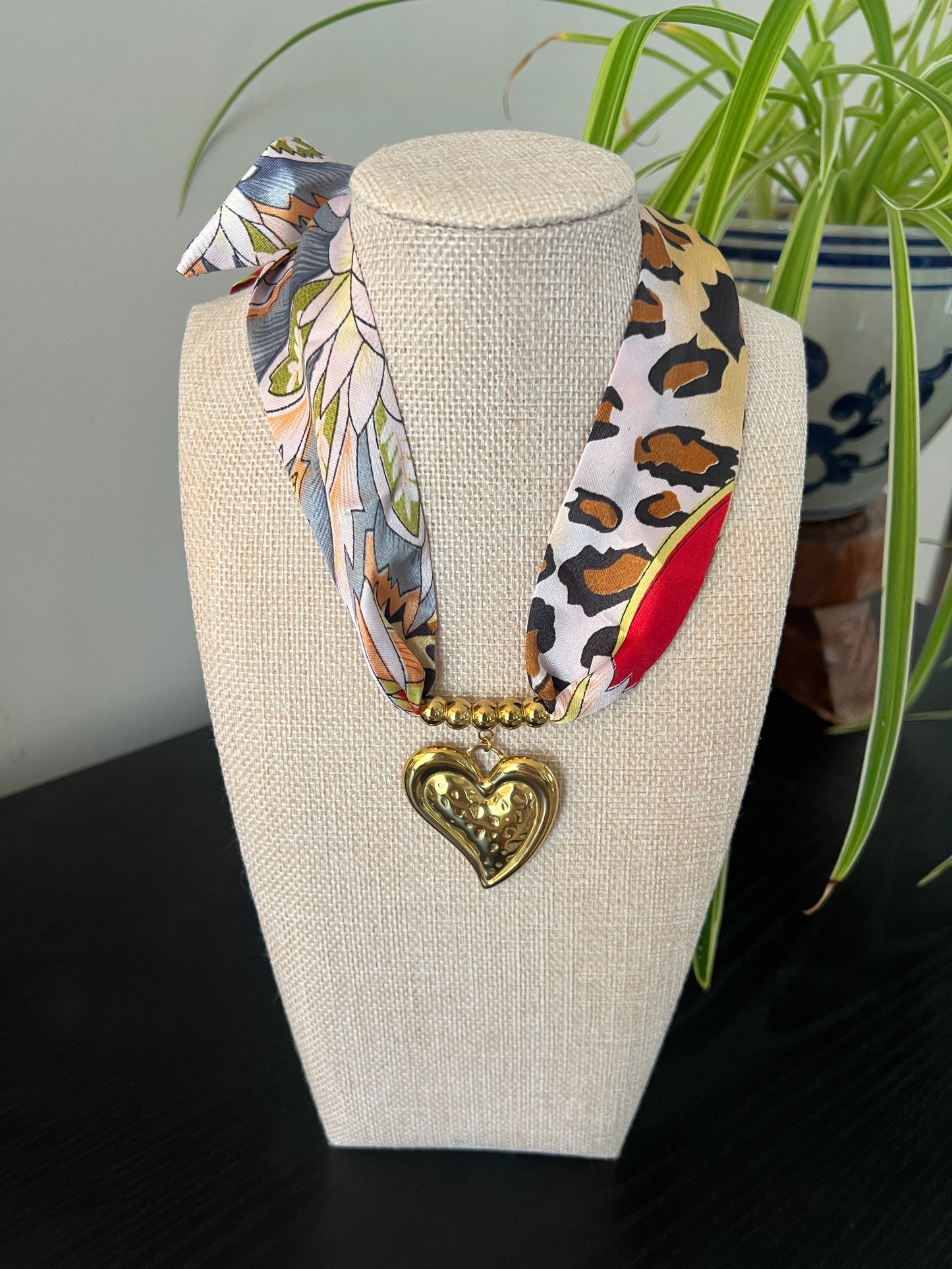 Jungle Love Scarf Necklace