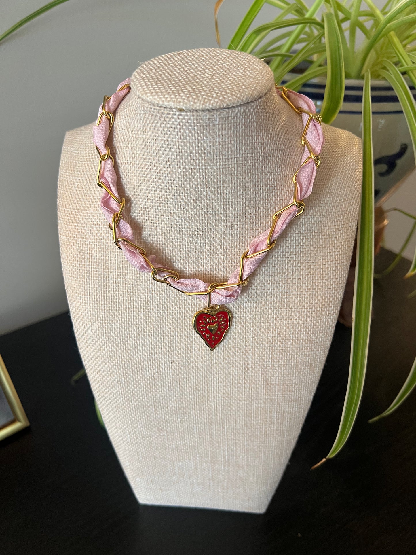 Chained Heart Necklace