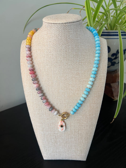 Beaded Charm Necklace