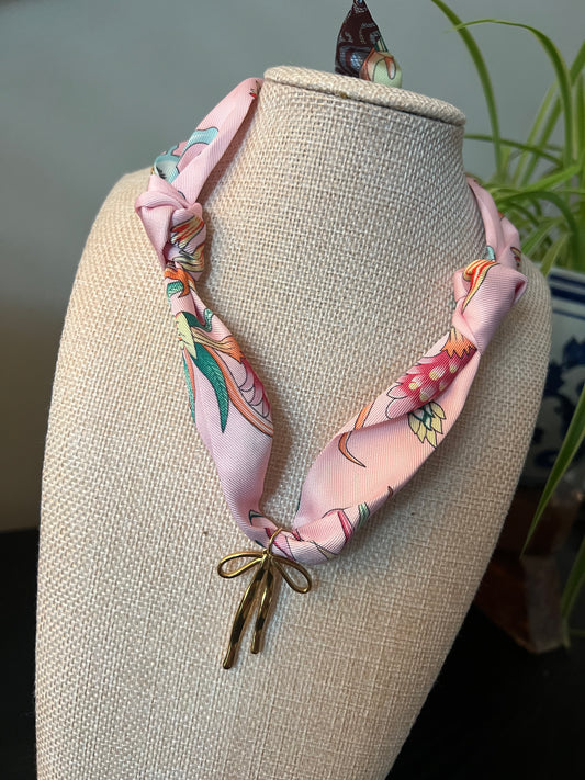 Bow Scarf Necklace