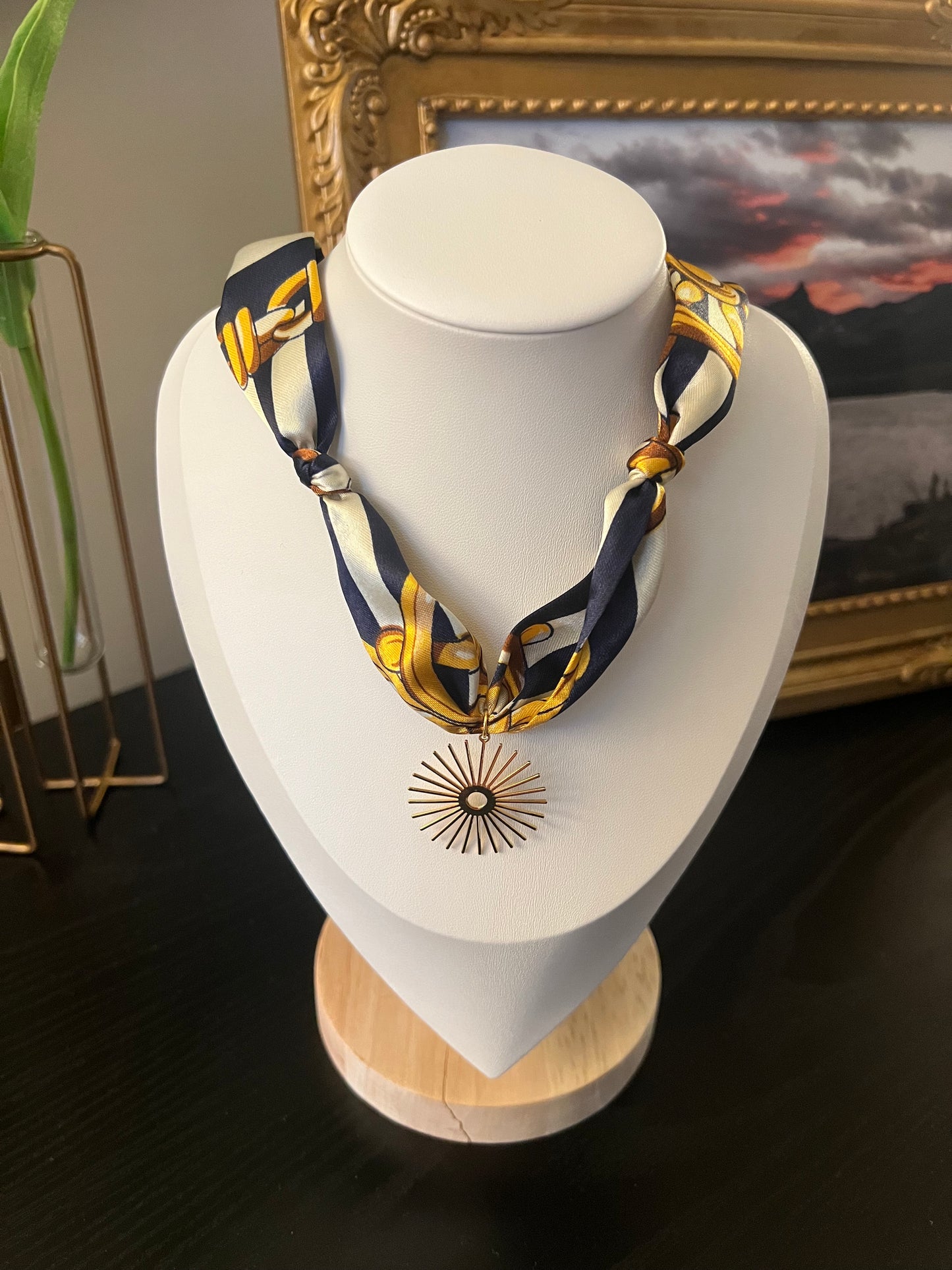Nautical Scarf Necklace