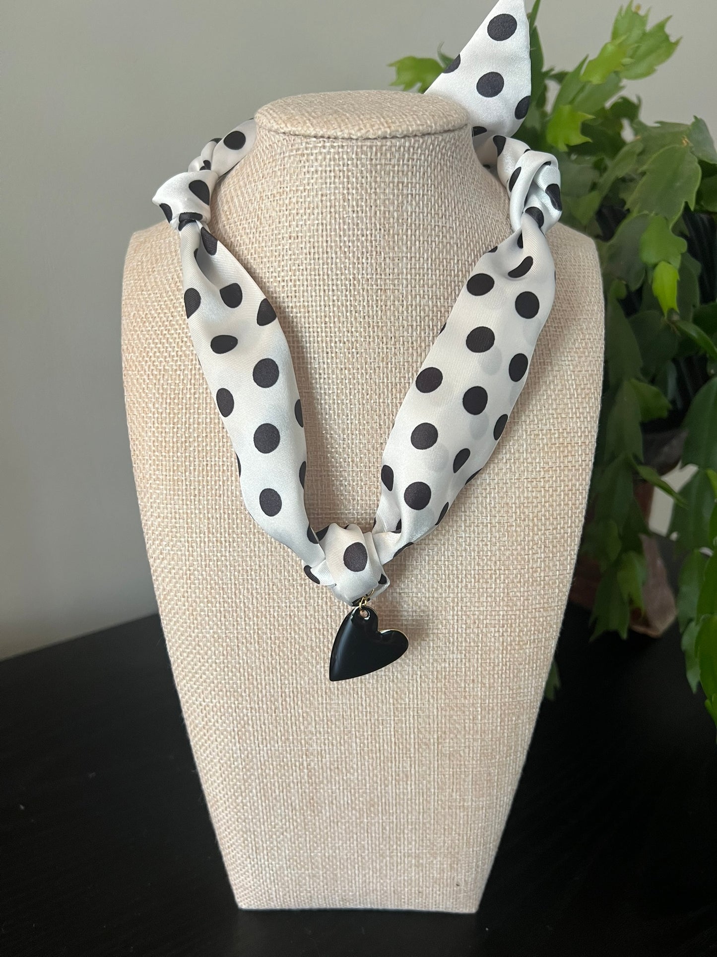Beat Of My Heart Scarf Necklace