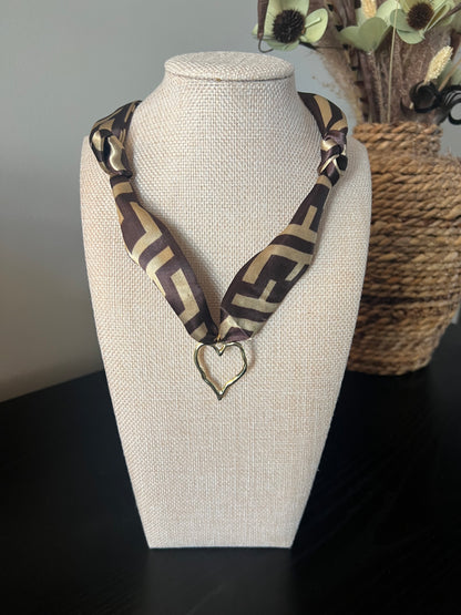 Designer Inspired Scarf Necklace