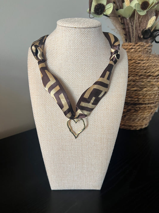 Designer Inspired Scarf Necklace