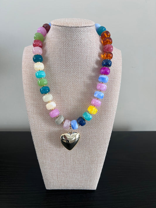 Bold Move Beaded Necklace