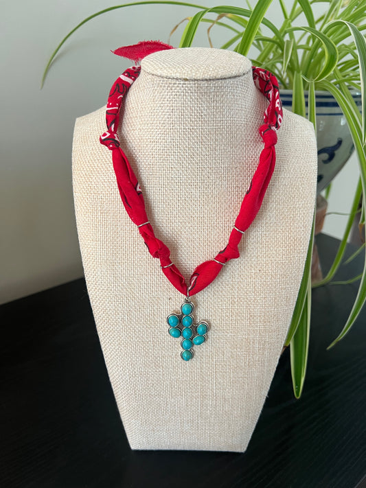 Bandana Charm Necklace
