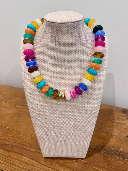 Lucky Girl Beaded Necklace