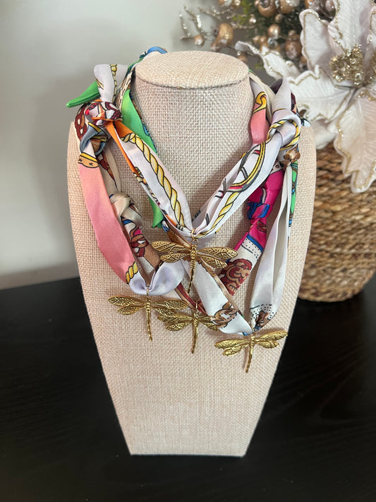 Original Dragonfly Scarf Necklace
