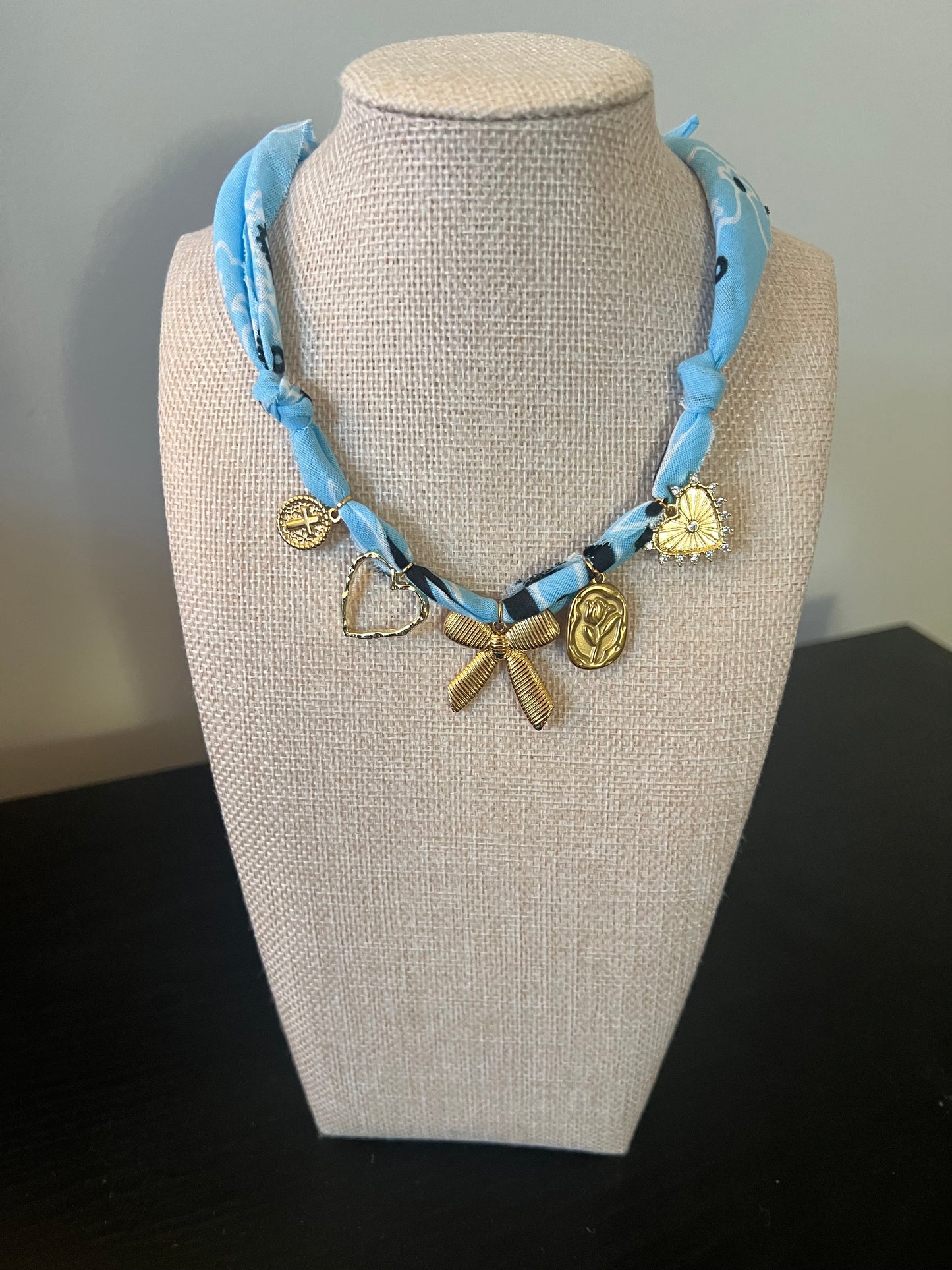 Bow Bandana Necklace