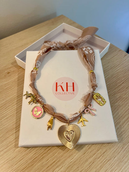 CUSTOM Bandanna Charm Necklace