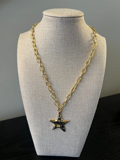 Gold Star Necklace