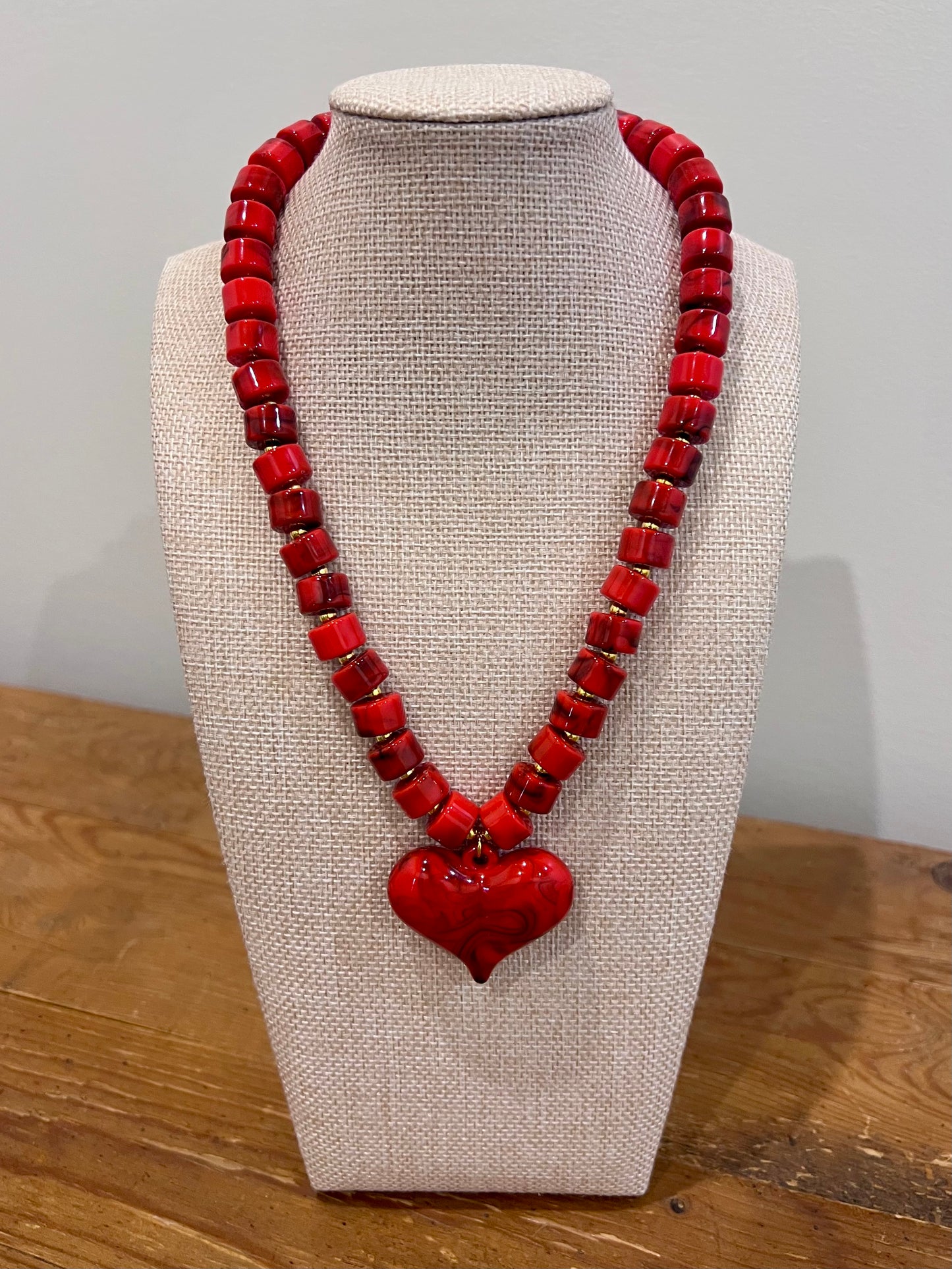 Heartbreaker Beaded Necklace