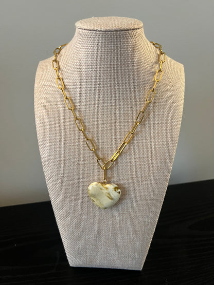 Elaine Heart Necklace