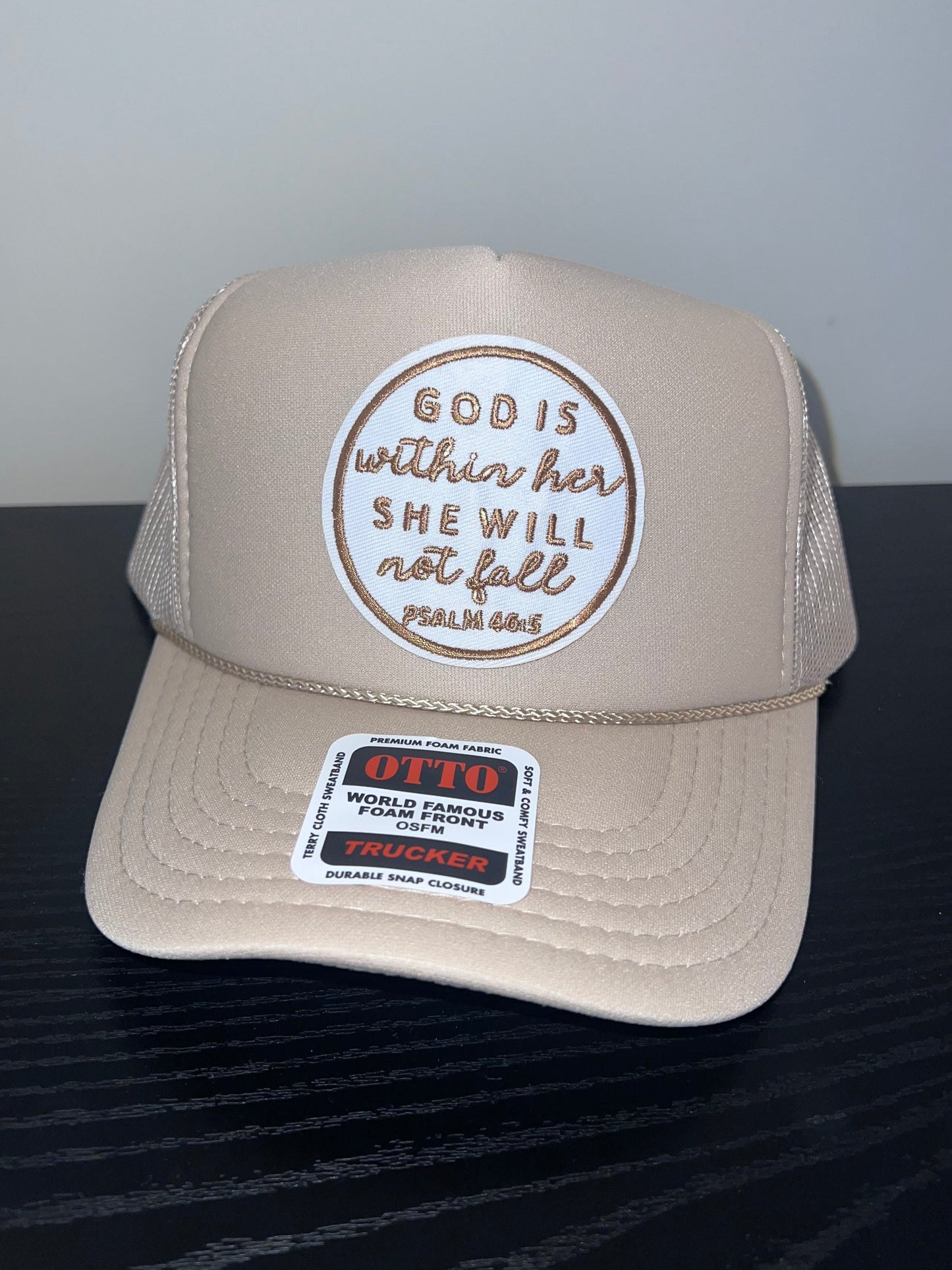 God Is Within Her Trucker Hat