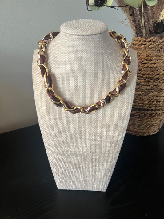 Brown Chain Necklace