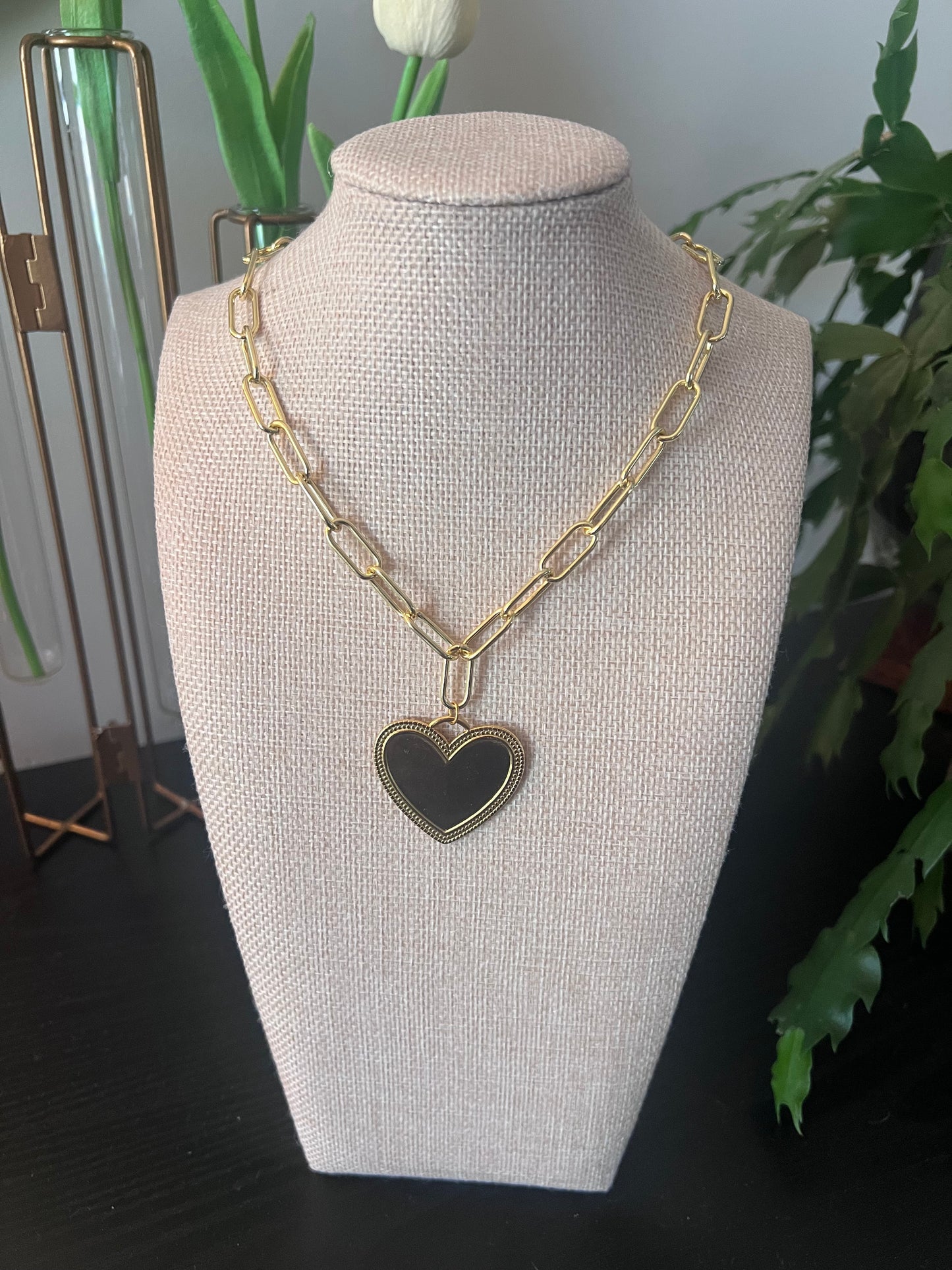 Gold Heart Necklace