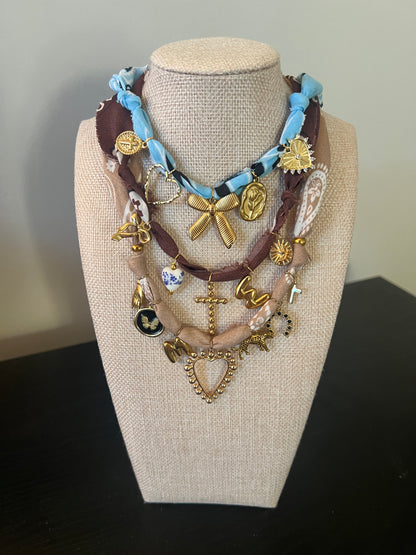 CUSTOM Bandanna Charm Necklace