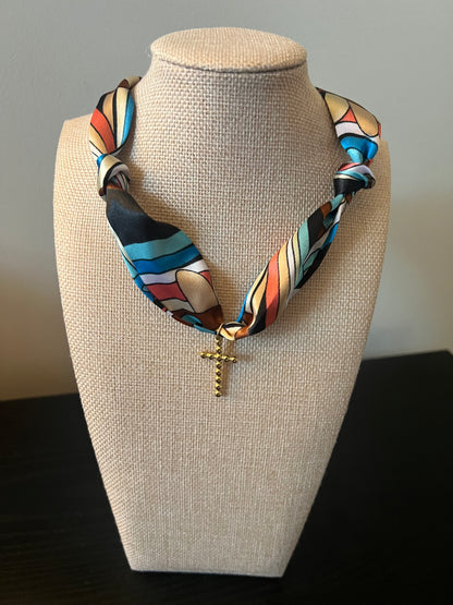 Kaleidoscope Scarf Necklace