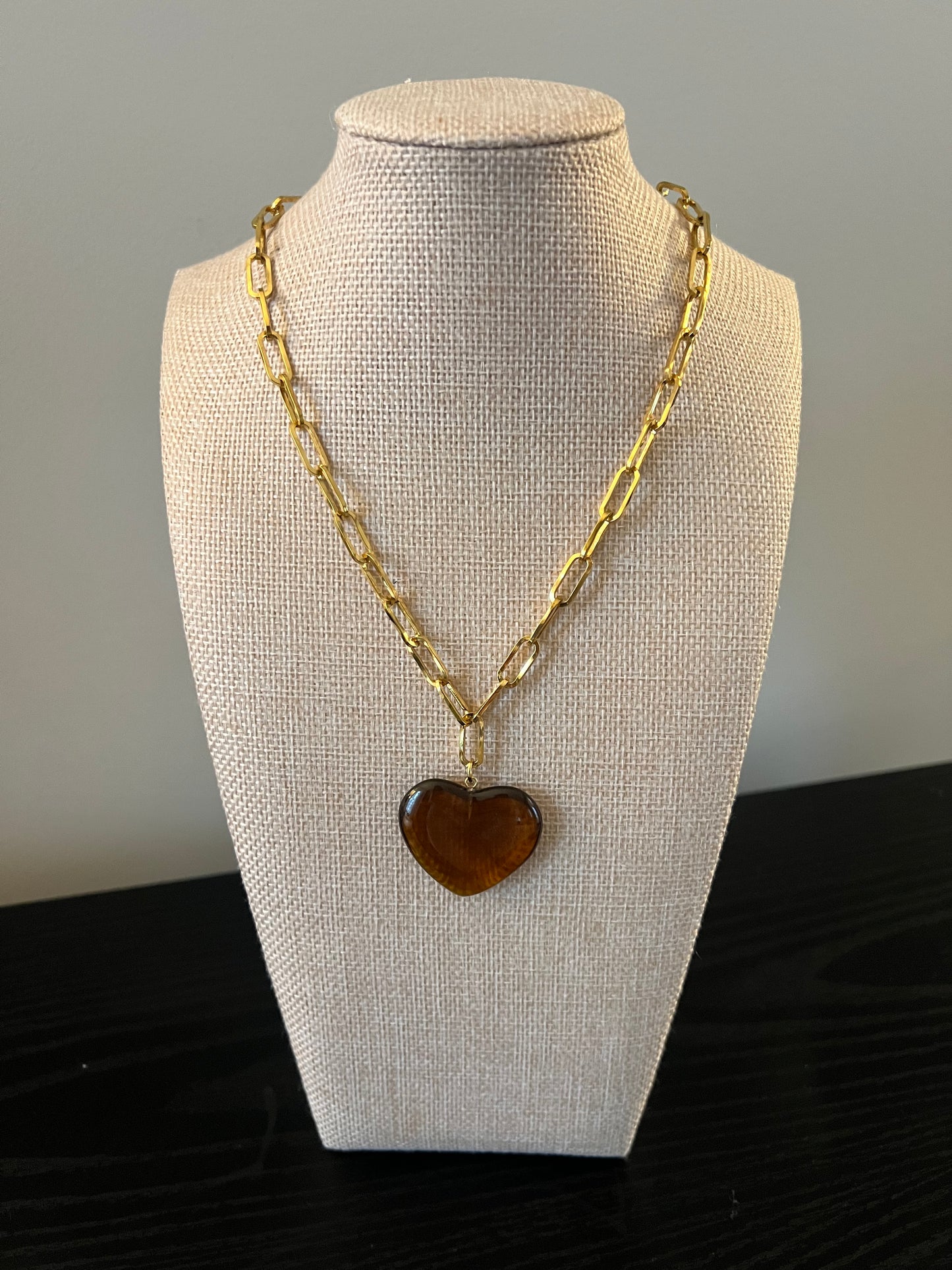 Elaine Heart Necklace