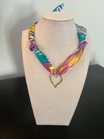 Pardi Scarf Necklace