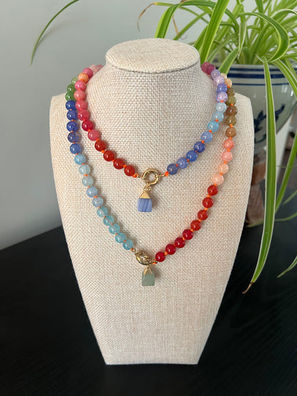Beaded Charm Necklace