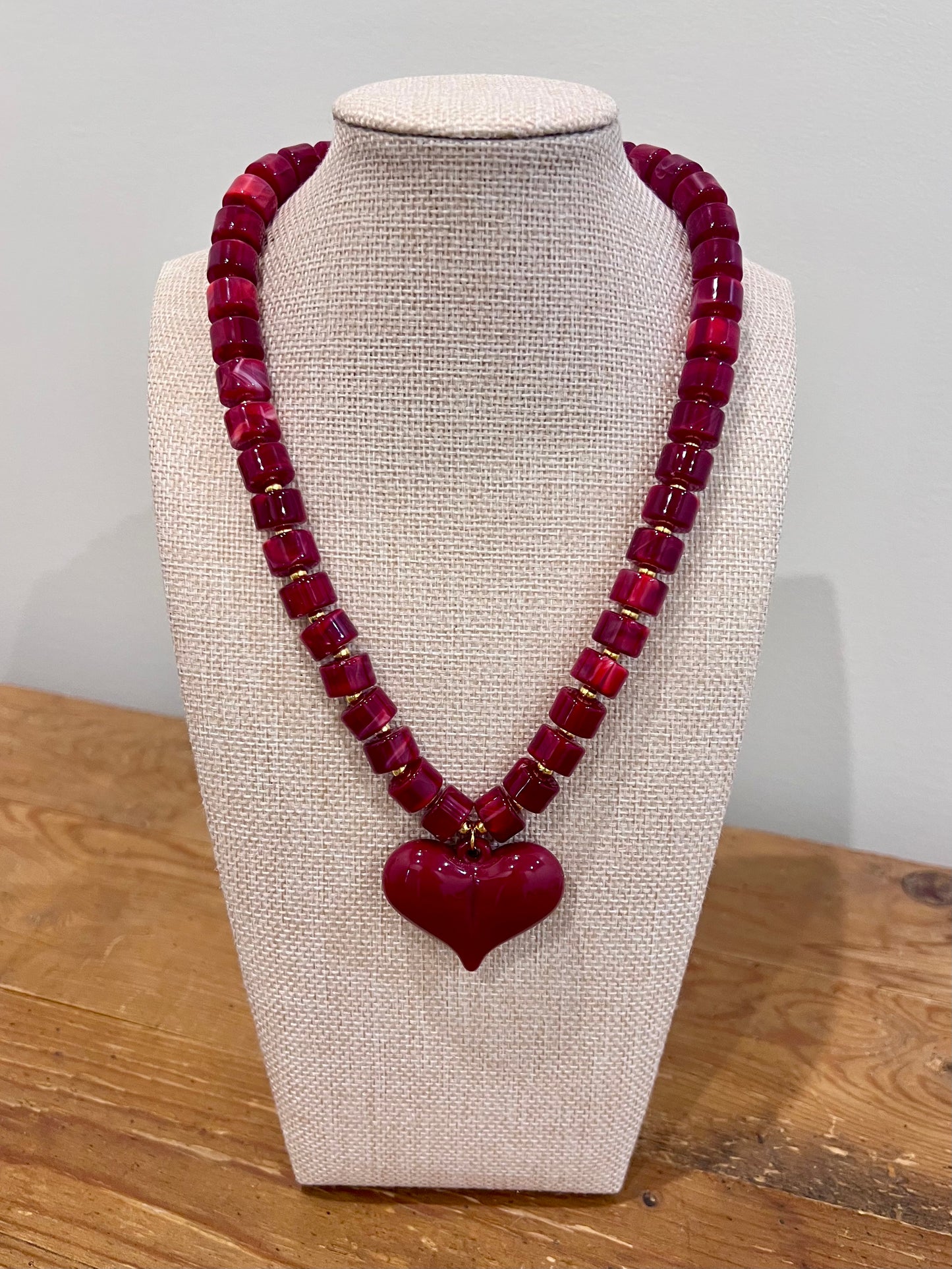Heartbreaker Beaded Necklace