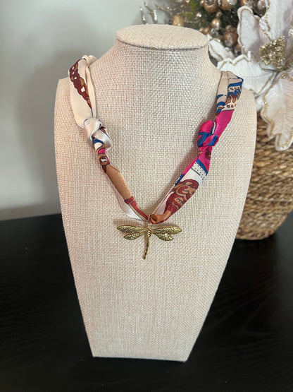 Original Dragonfly Scarf Necklace