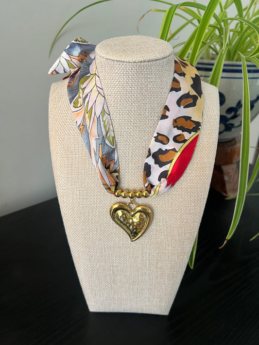 Jungle Love Scarf Necklace