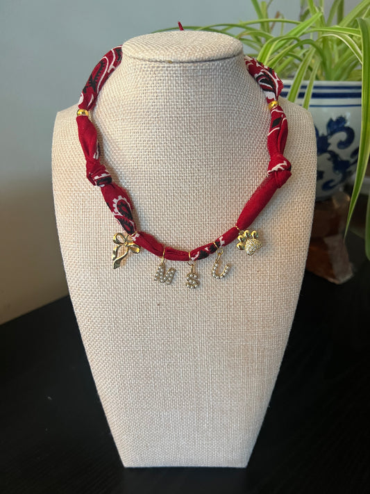 MSU Bandana Necklace