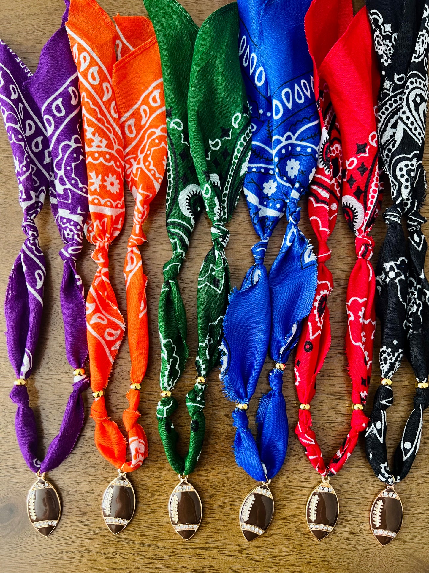 Football Bandana Necklace