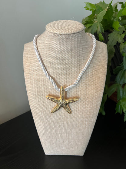 Starfish Rope Necklace