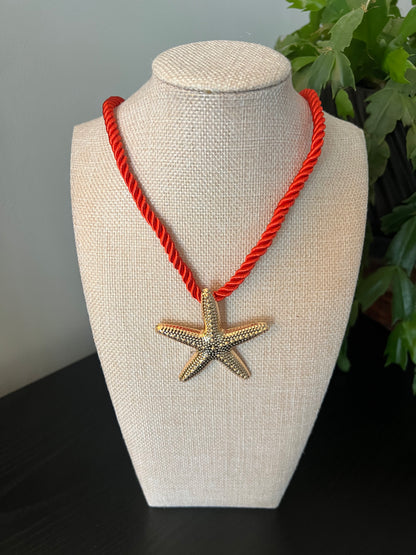 Starfish Rope Necklace