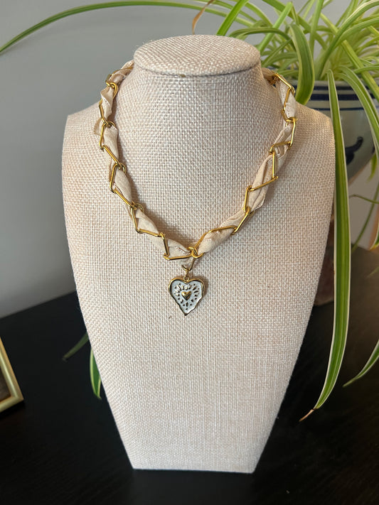 Chained Heart Necklace