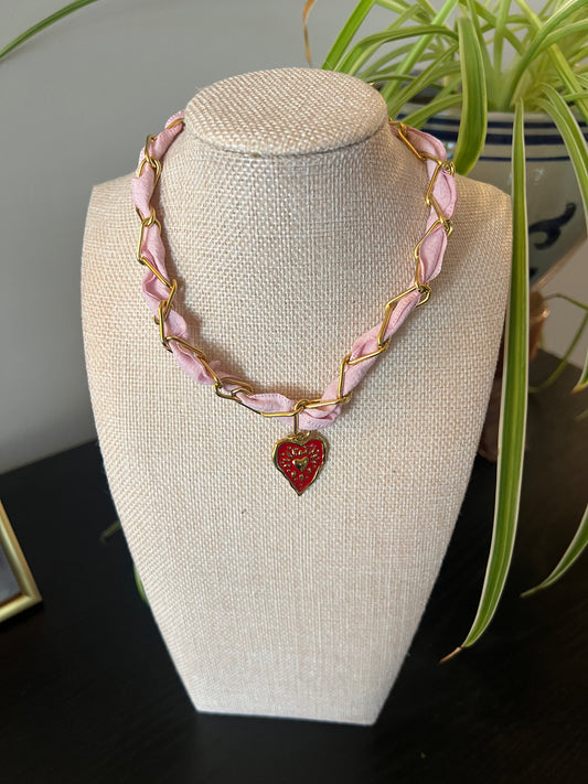 Chained Heart Necklace