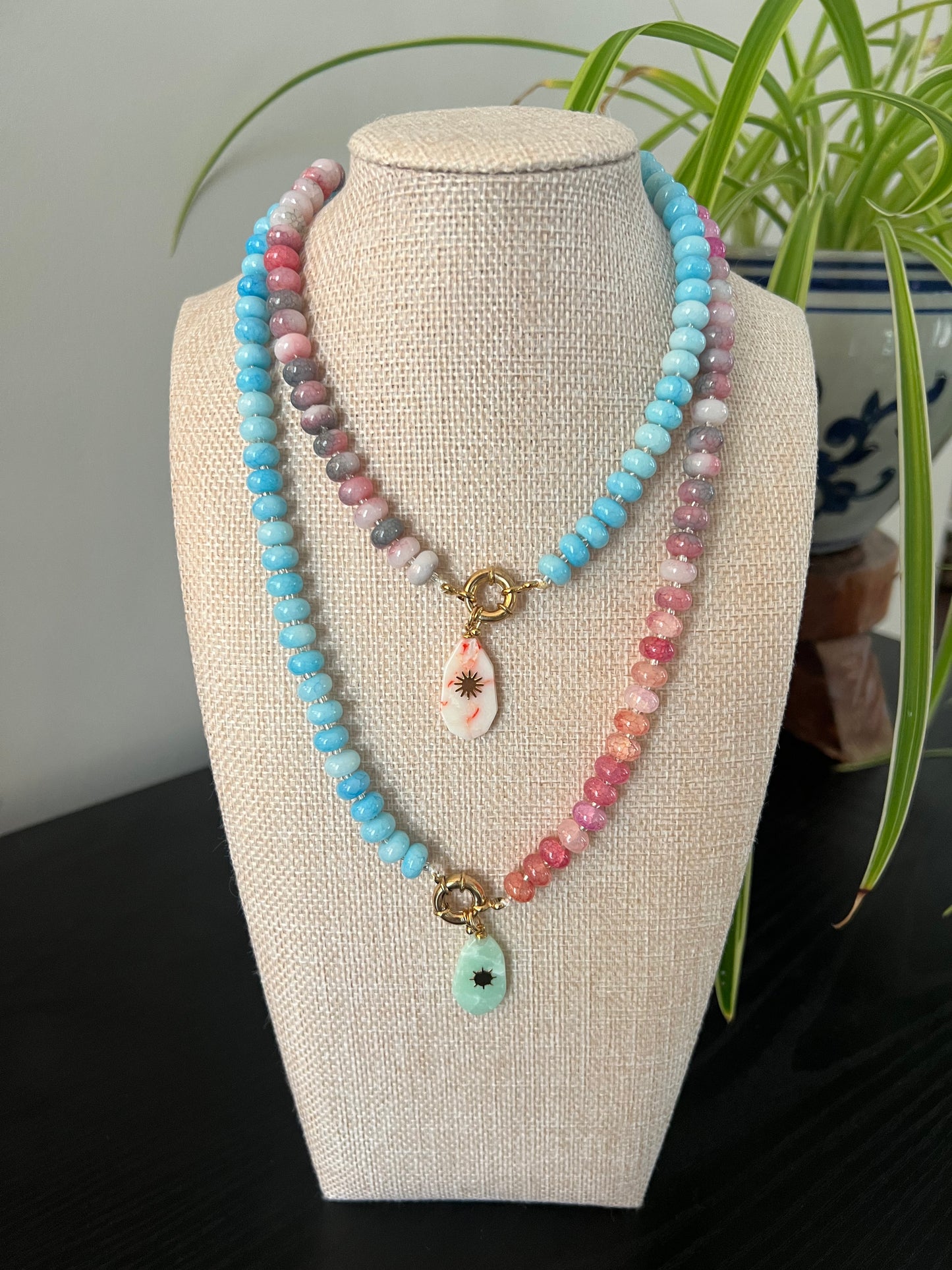 Beaded Charm Necklace
