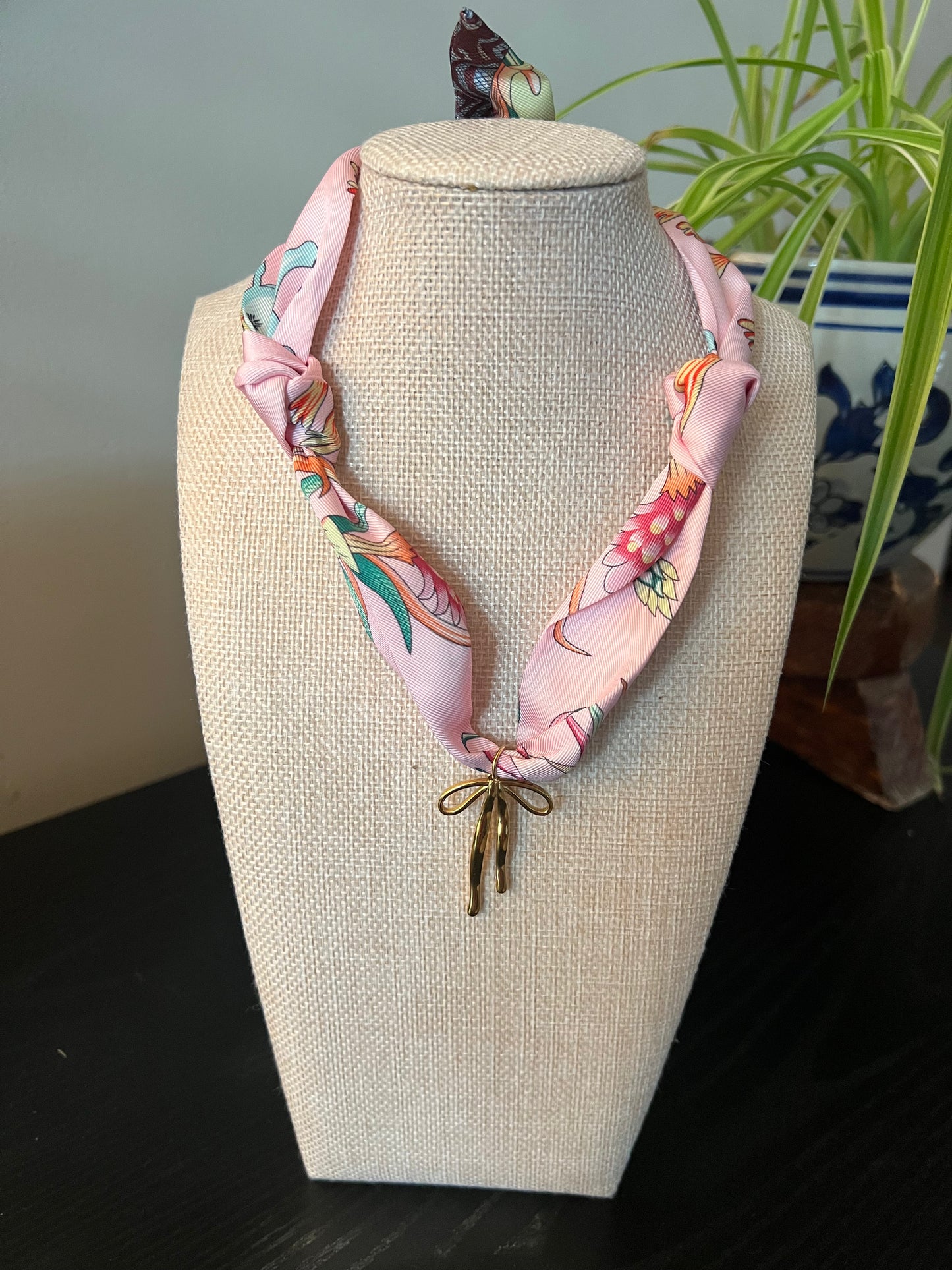 Bow Scarf Necklace