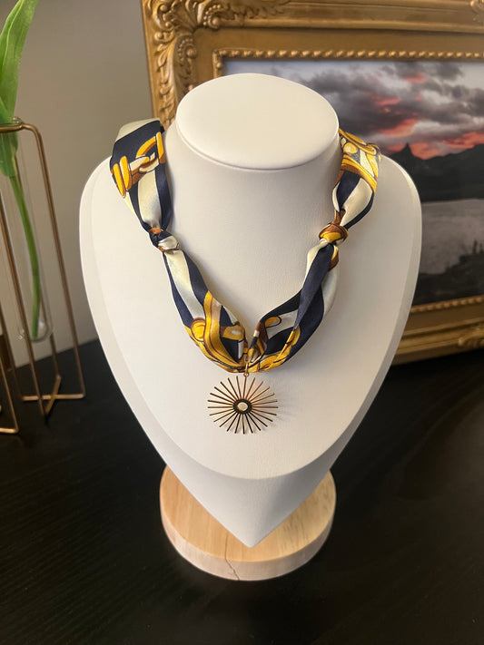 Nautical Scarf Necklace