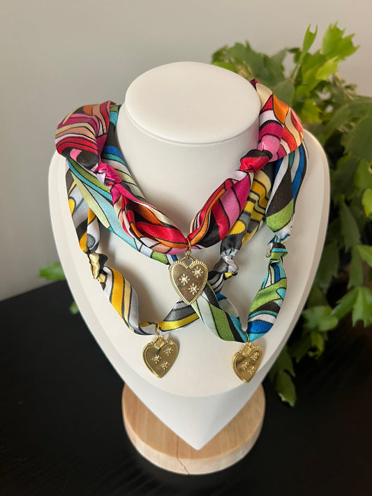 Kaleidoscope Scarf Necklace