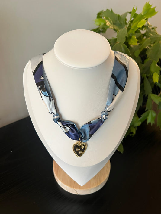 Petal Scarf Necklace